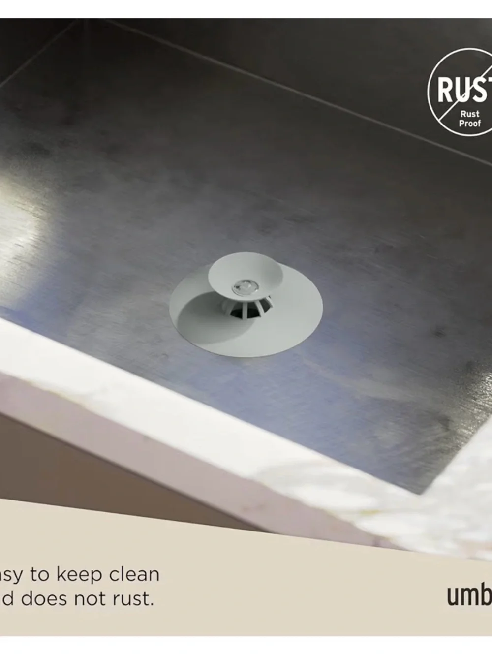 Umbra shower hair catcher Light Gray